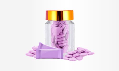 心形覆盆子黃精壓片糖果代加工