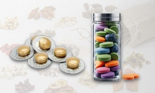 亞克力瓶裝與泡罩壓板包裝藥食同源含片代加工