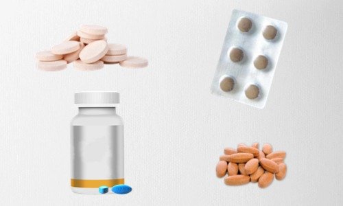 不同包裝不同類型的保健品片劑